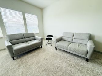 Loveseats and nesting table for sale for $250