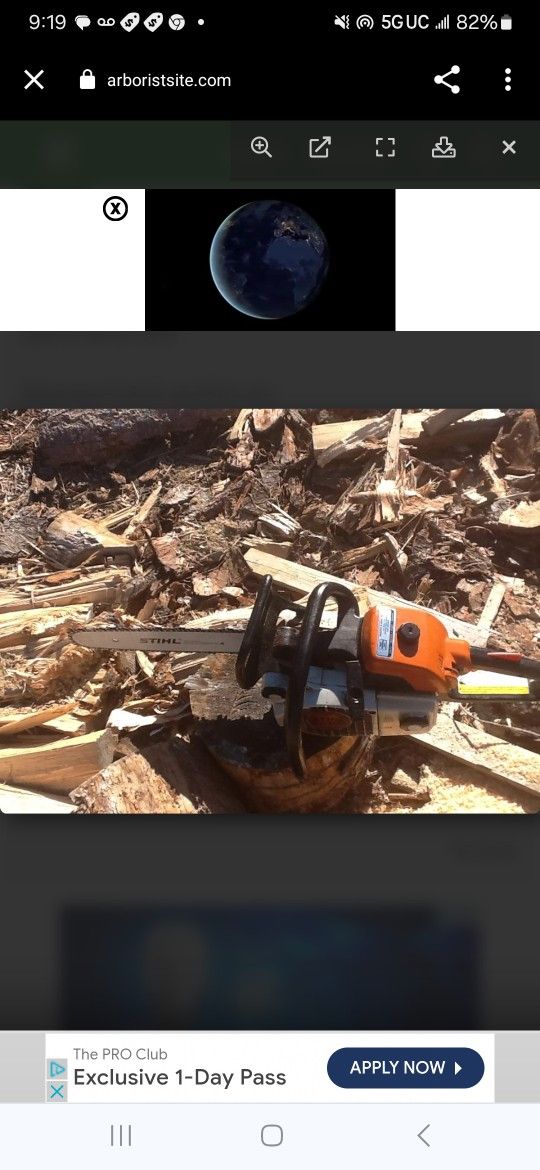 Still Ms200 Chainsaw.