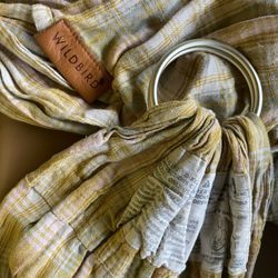 Wildbird Linen Ring Sling In Cape Weaver Pattern