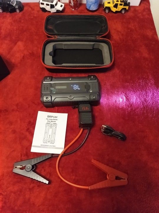 Car Jumper Starter, 12V 6000A Booster Battery