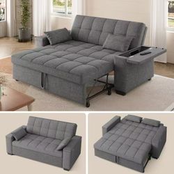❤️‍🔥 Asofer 3 in 1 Convertible Sofa Bed with Pull Out Couch