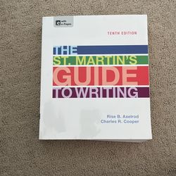 The St. Martin’s Guide To Writing 10th Edition 