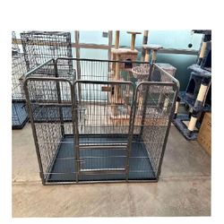 range human Firm Metal Dog Crates - Stable and Secure