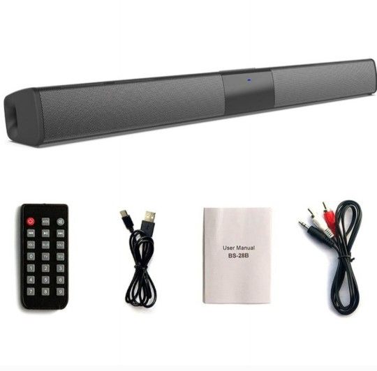 BS-28B Soundbar Bluetooth Speaker-Black