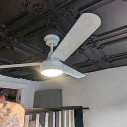 White Ceiling Fan Light