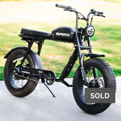 LOW MILES Super73 S2 E-bike