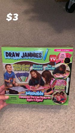 New draw jammies size 3-4