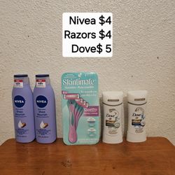 Nivea,Razors,Dove