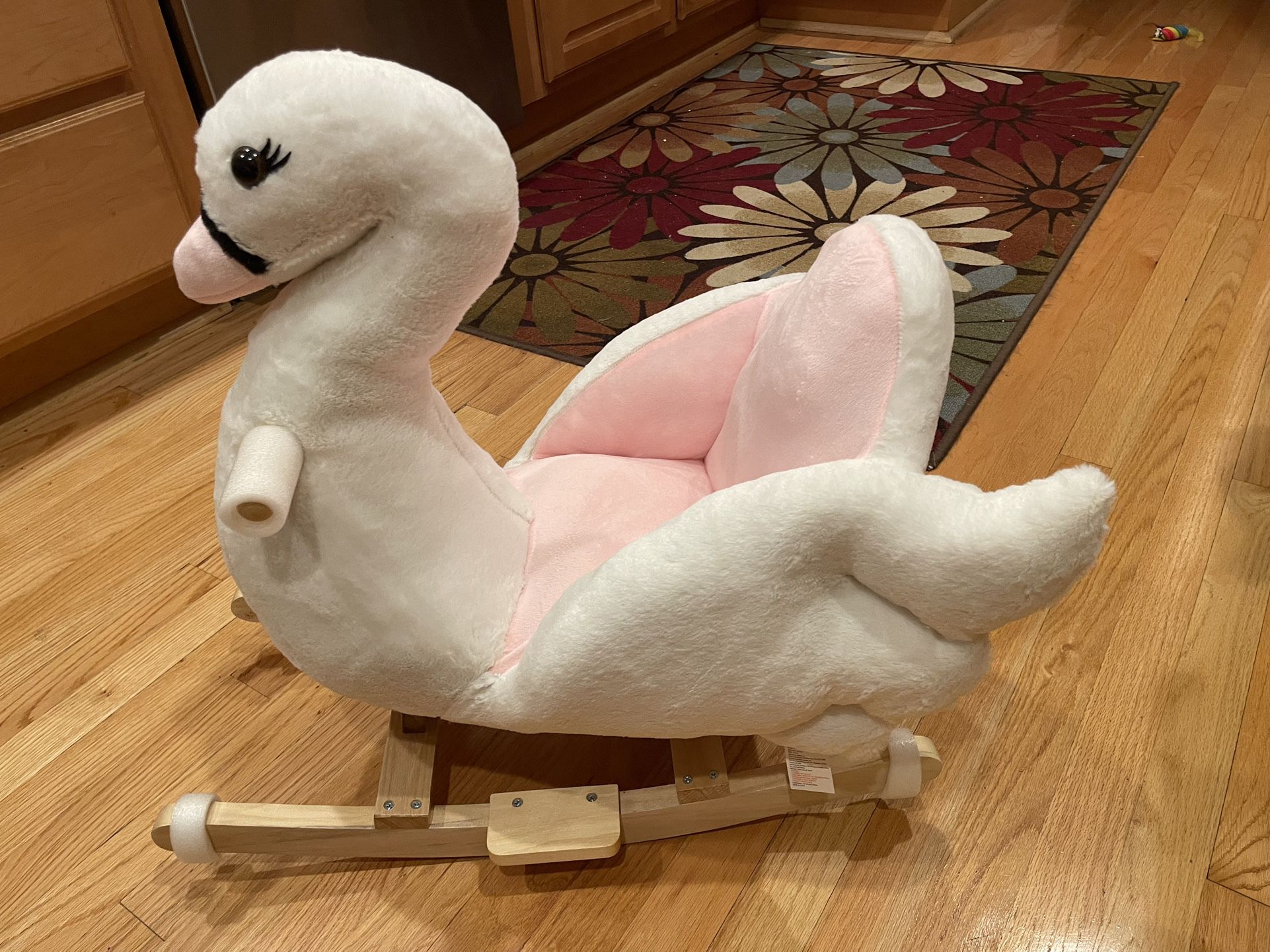 Musical rocking swan