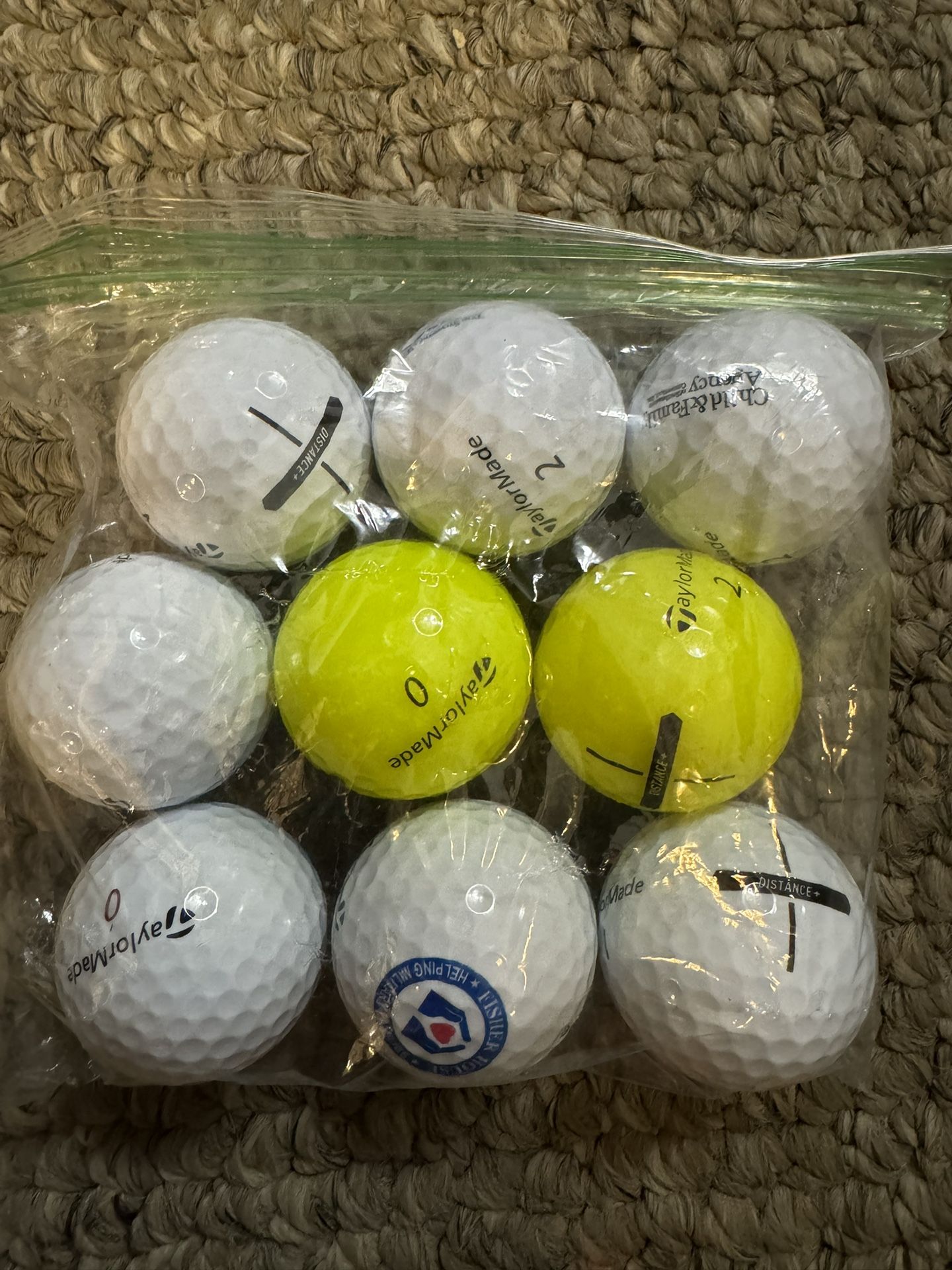 Used Taylormade distance Balls