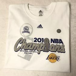 RARE Los Angeles Lakers 2010 NBA Champions Locker Room Kobe T Shirt Sz 2XL NEW