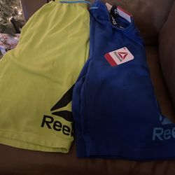 2 Pair Boys Reebok Shorts 