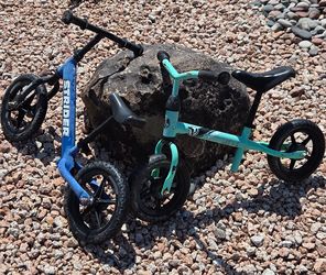 2 Strider bikes.