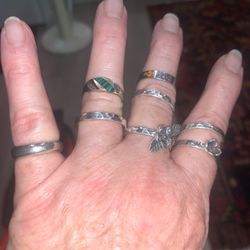 STACKABLE STERLING RINGS