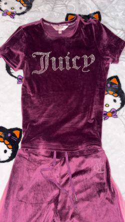 Juicy couture two piece velvet set