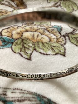 Serenity & Courage & Wisdom Bangle Bracelet