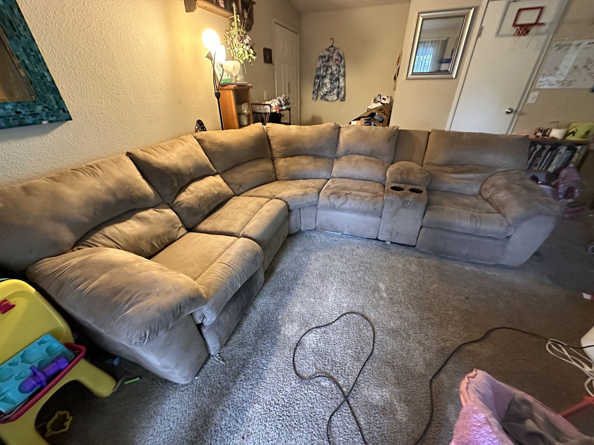 Two Piece Sectional Couch 