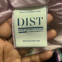 Pink girls Moncler 2t