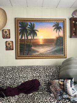 Very Large Sunset painting