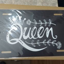 Queen License Plate 