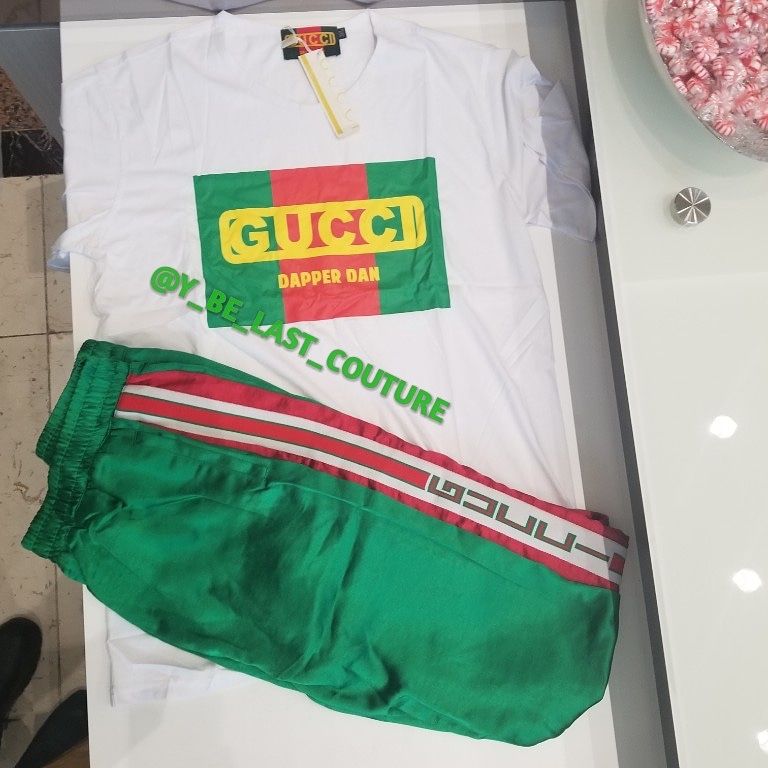 Gucci joggers and tshirt