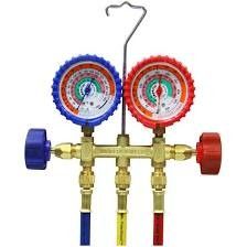 Brass manafold gauge set