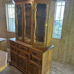 Wooden China Hutch