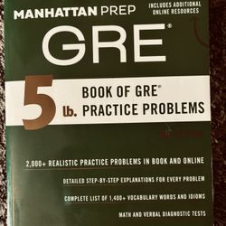 Manhattan Prep  GRE Prep Book Brand New
