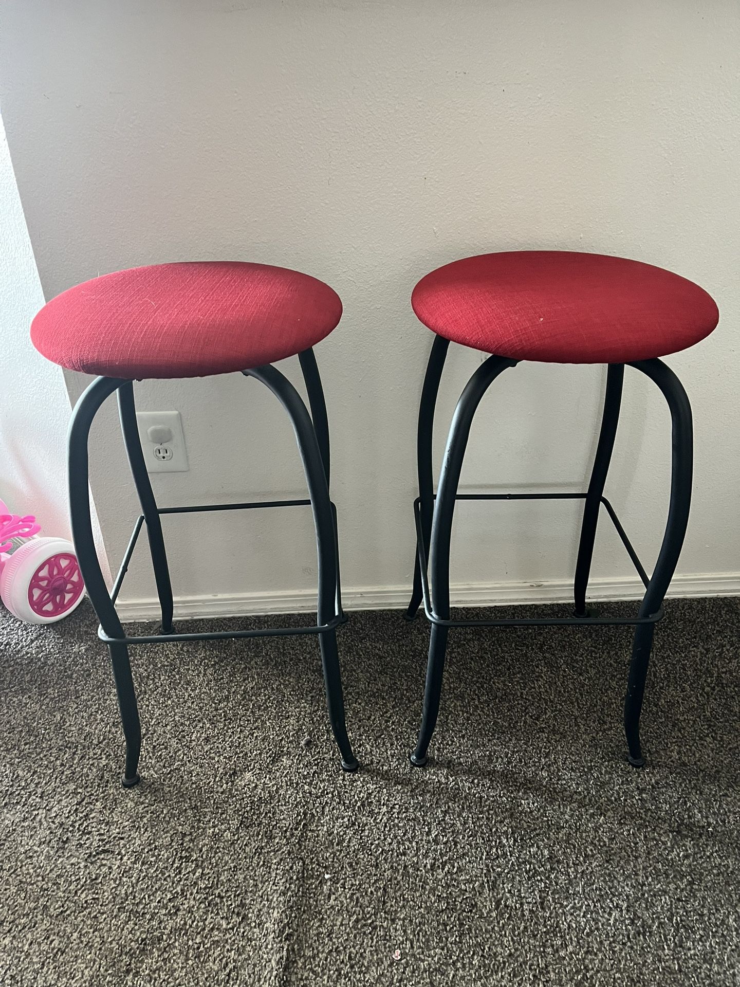 Red Barstools