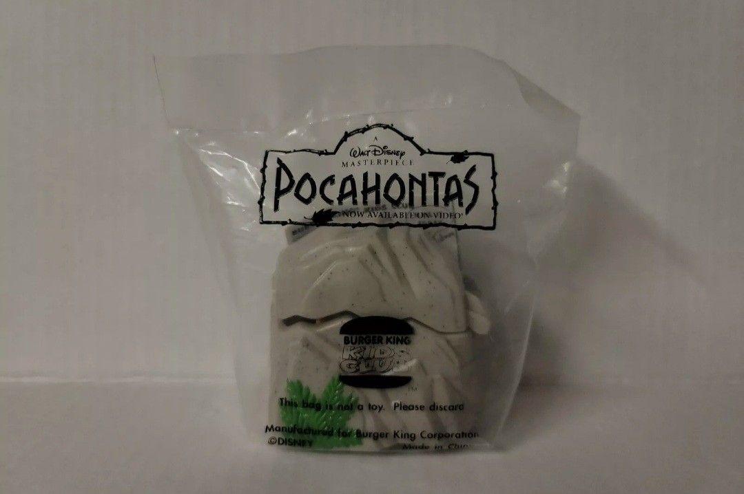 Lot Of 4 Disney Pocahontas Burger King 90s Toys Brand New!
