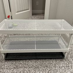 Ikea metal shoe rack