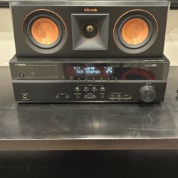Yamaha Home Theater Receiver & Klipch Center Speaker 