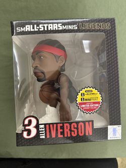 New NBA smAll-Stars Minis #3 Allen Iverson Philadelphia 76ers NIB