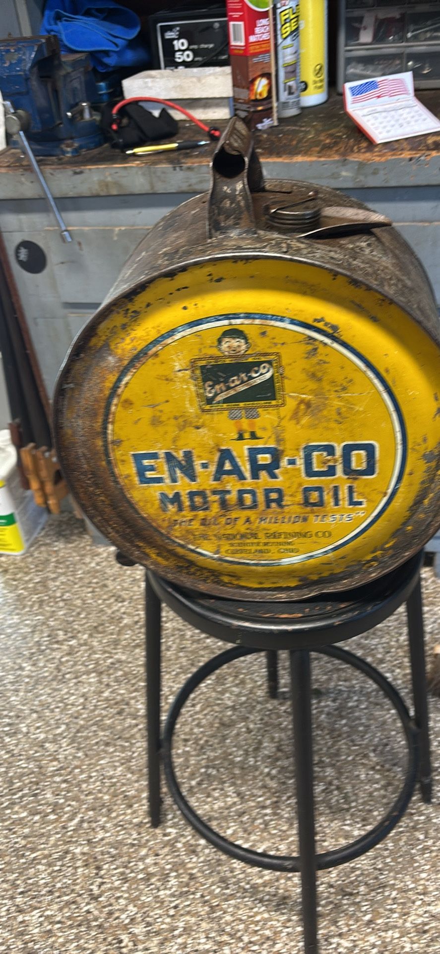 En Ar Co Rocker Oil Can