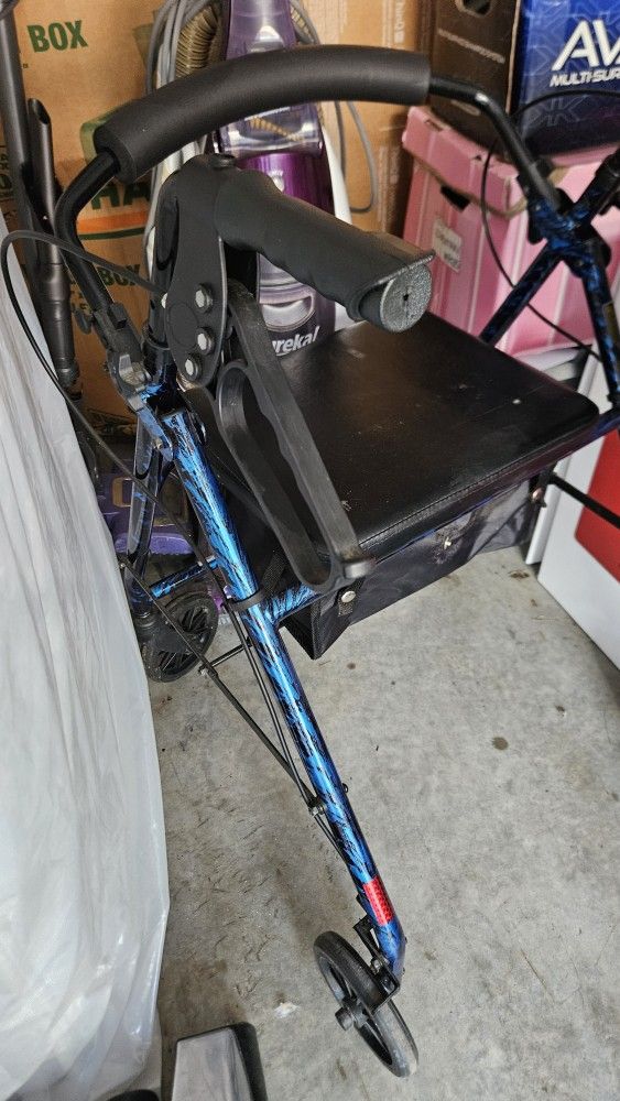 Rollator Walker Fold Up Wheelchair