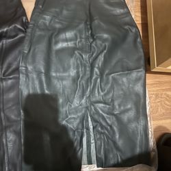 Express Leather Skirts