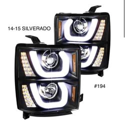 Nuevas…..NEW……2014 To 2015 CHEVY SILVERADO 1500  Headlights 