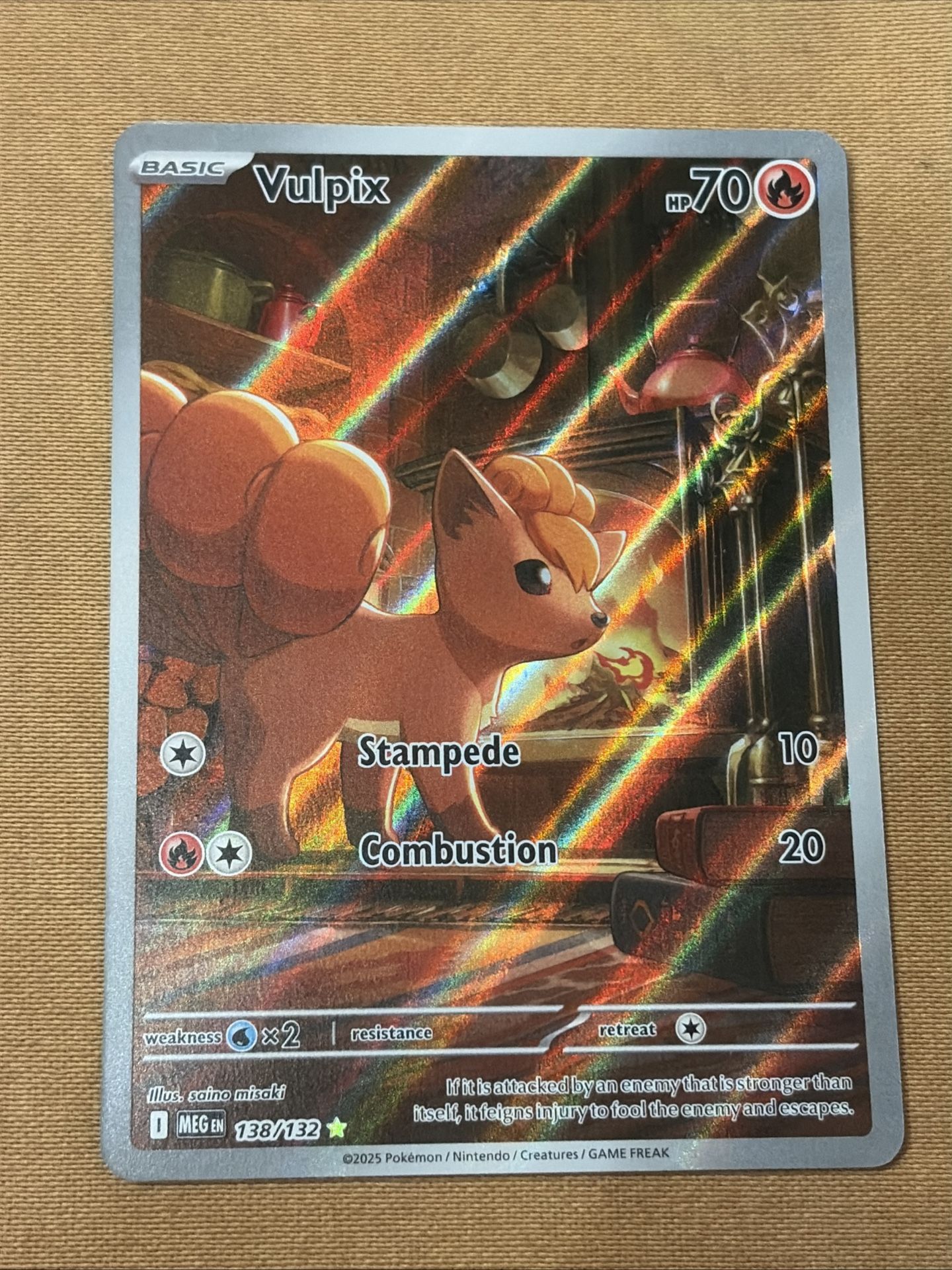 Vulpix - 138/132 Mega Evolution - Illustration Rare NM