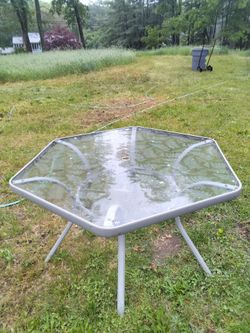 Glass table