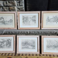 Framed Art Prints Of Ozark Life (Set Of 6)