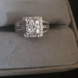 14k White Gold 1 Carat Total Weight