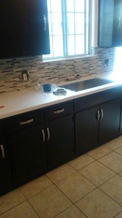 Kitchen cabinets