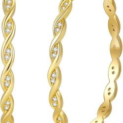 Gold Hoops 14kt 