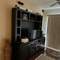 Tv Station For 40” Tv and Book Case