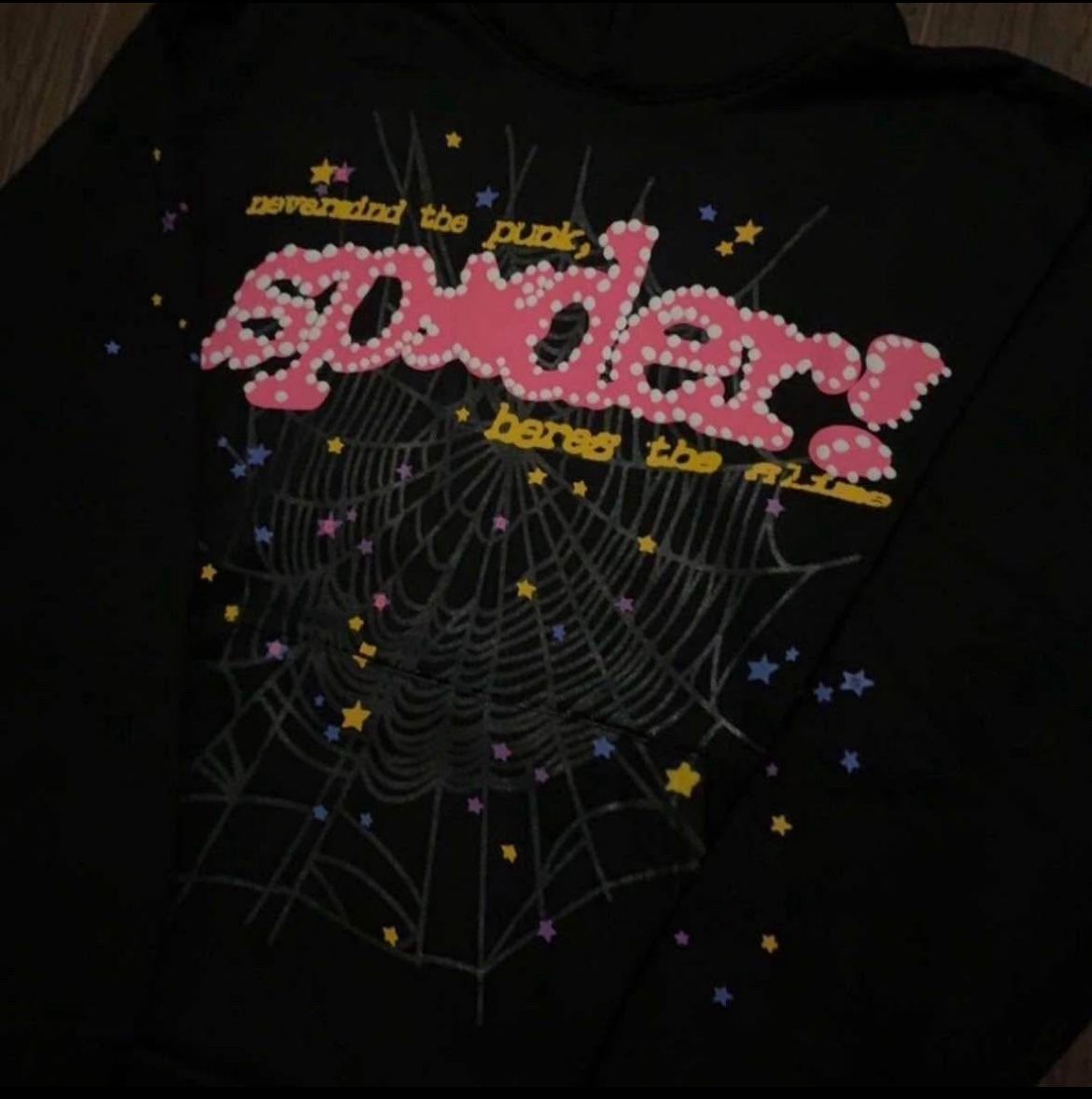 Sp5der Hoodie Black V2