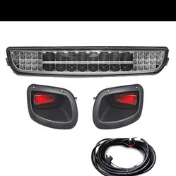 GTW EZGO TXT Golf Cart LED Light Bar Kit with Taillights | Compatible with 1(contact info removed) Models