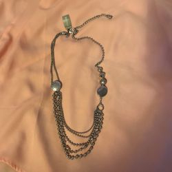 Chino’s Silver Beaded Five Strand Necklace