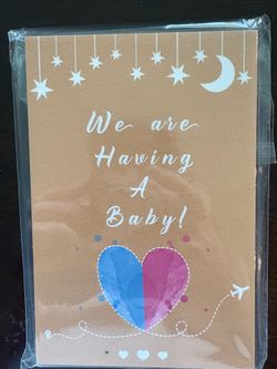 Gender Reveal Scratch Ticket