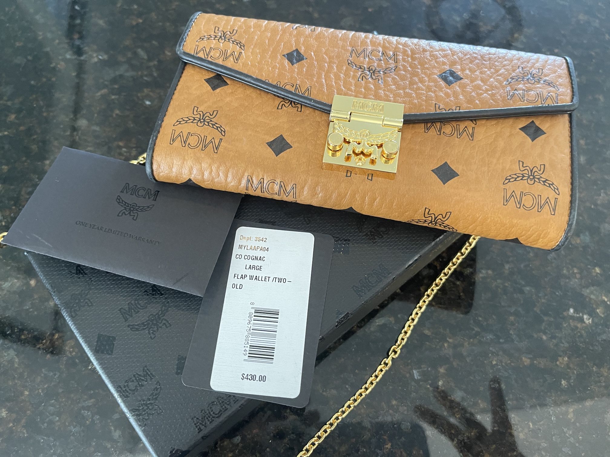 Authentic MCM Wallet/Crossbody