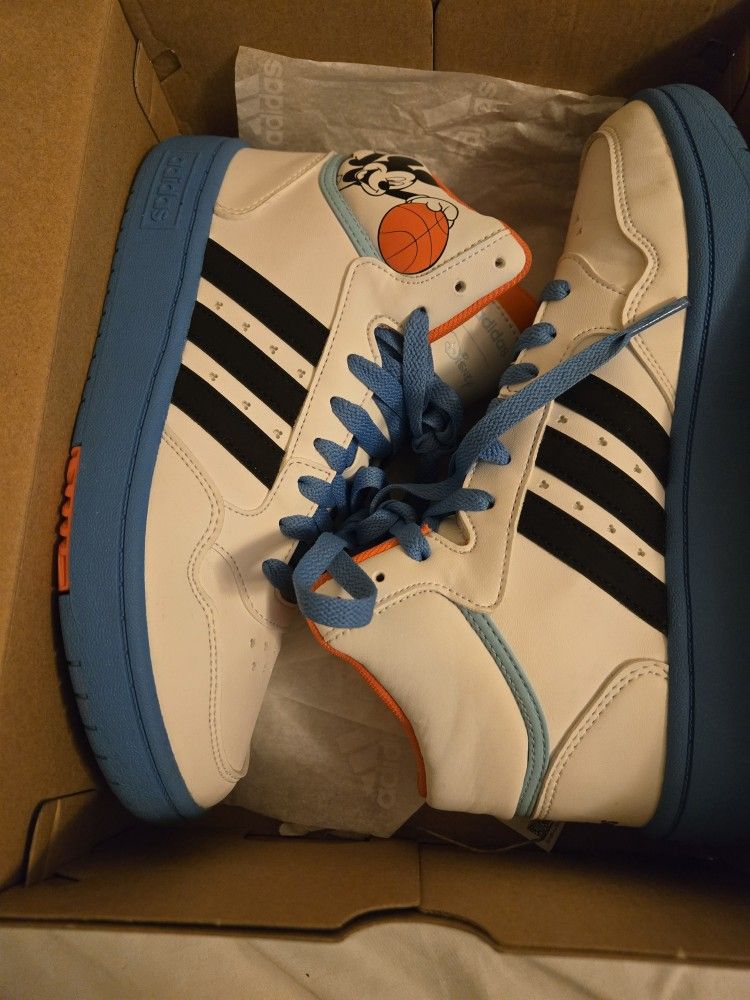 Kids Adidas Hoops Mid 3.0 Mickey K Grade School size 5